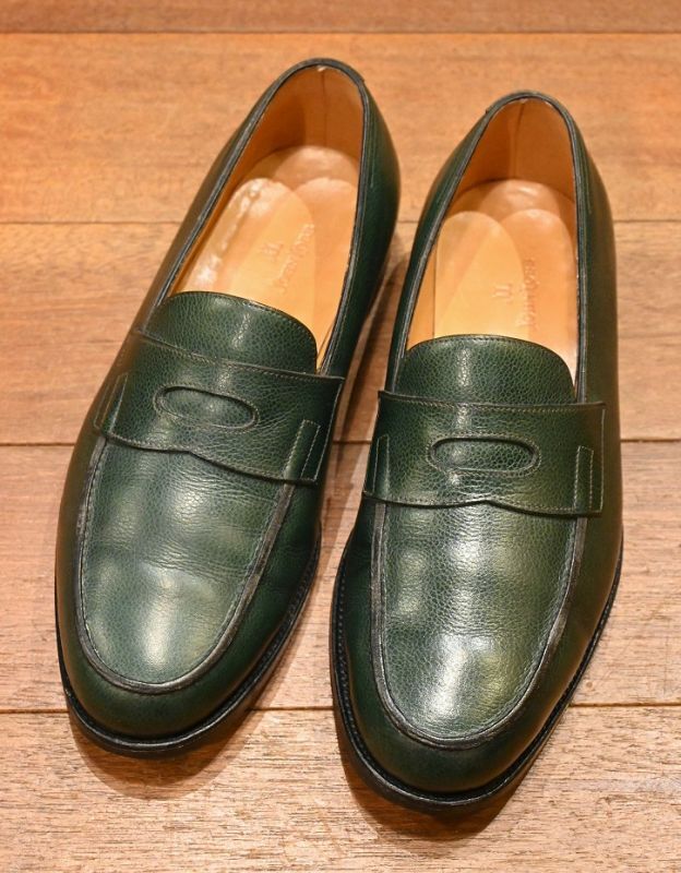 USED 希少 JOHN LOBB LOPEZ ジョンロブ ロペス グリーン グレイン