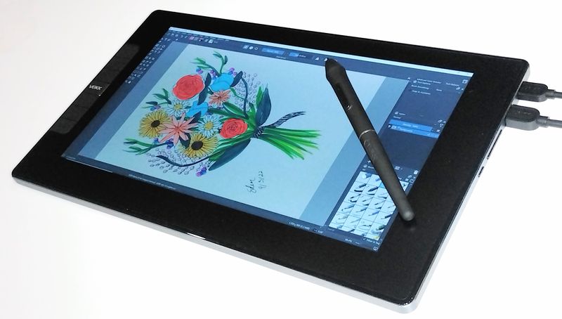 VEIKK Studio VK1200 pen display review - great for portable