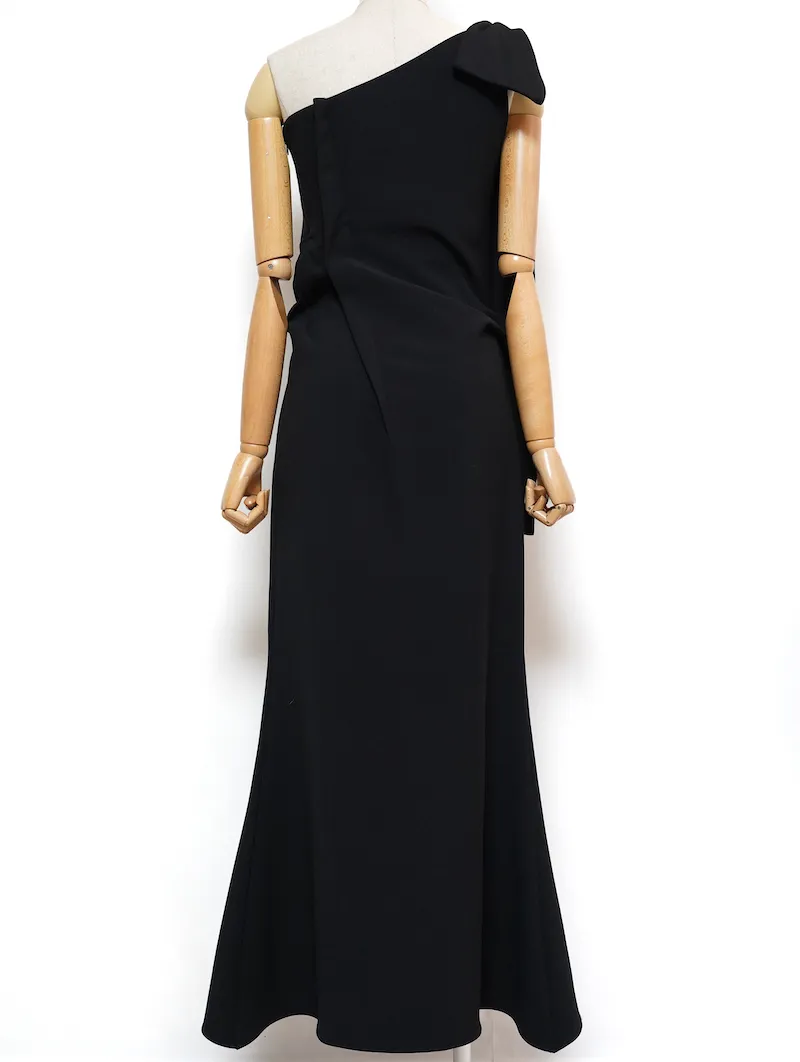 YOKO CHAN（ヨーコチャン） ワンショルダーロングドレス（ブラック