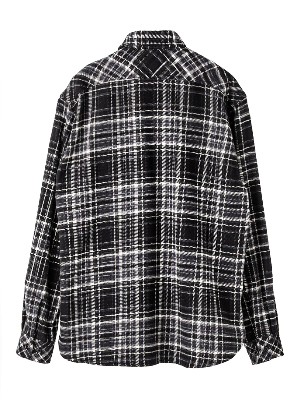 ss.0027AW25-black ハーフジッププルオーバーワークシャツ The Black