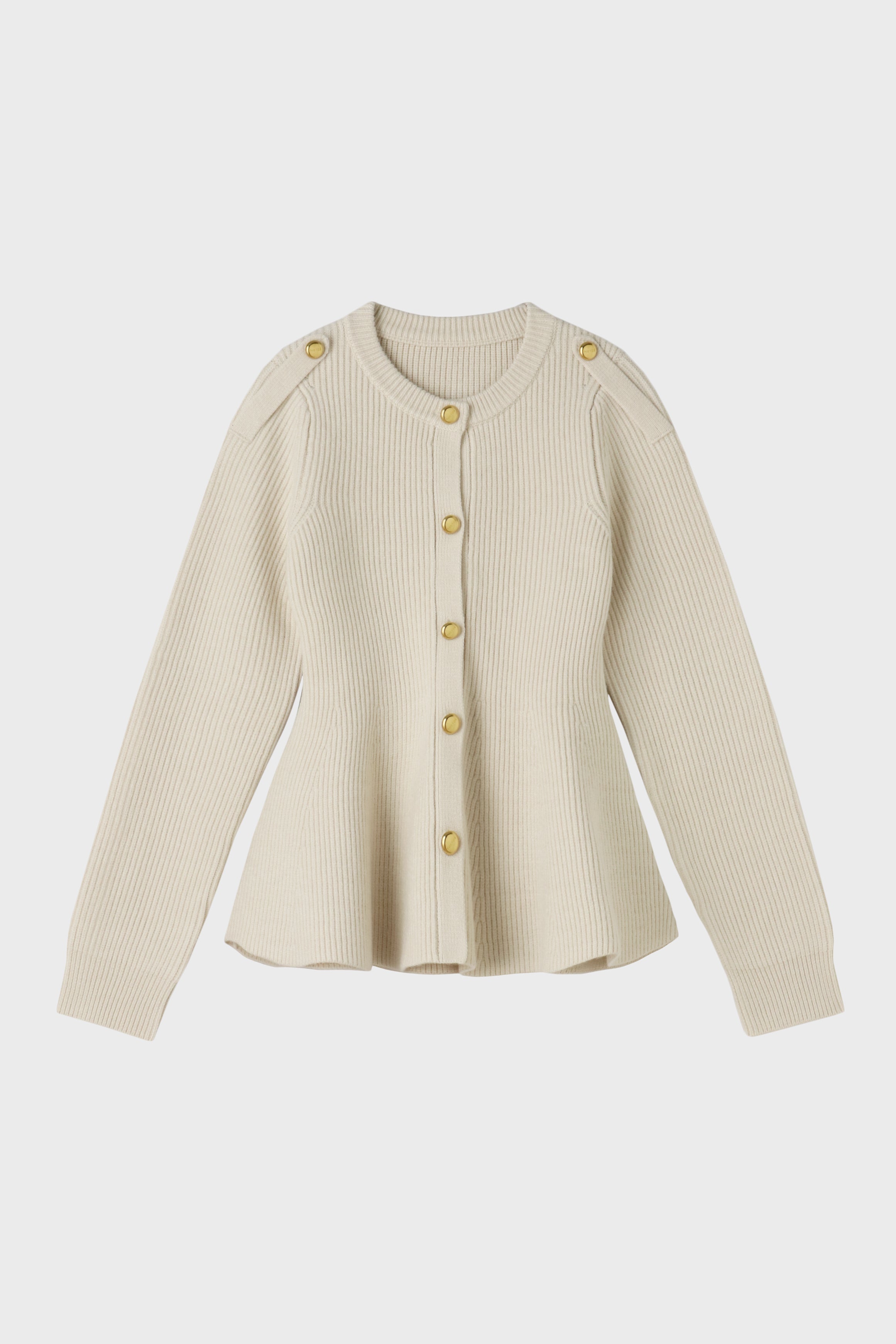 Rosen Peplum Cardigan – THE TOÉ