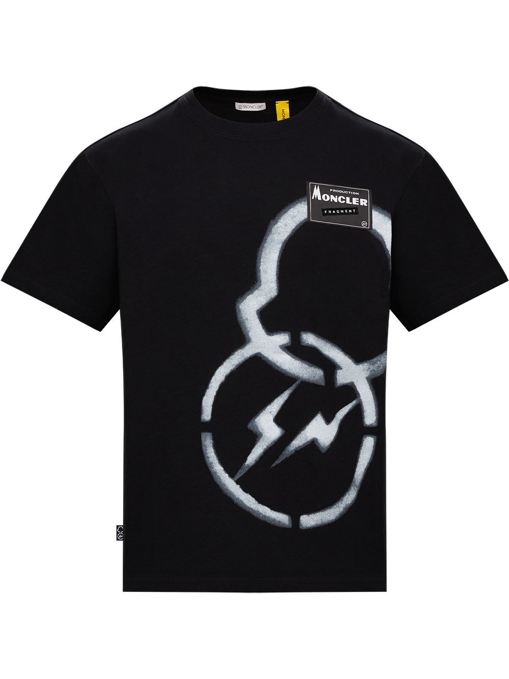 7 Moncler Fragment Hiroshi Fujiwara Black T-shirt | The Webster