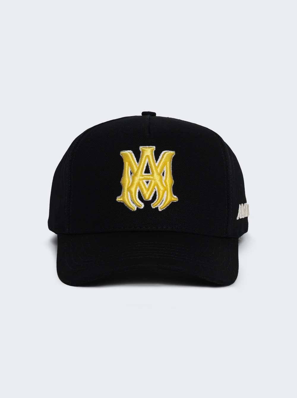 Ma Outline Canvas Hat Black And Yellow | The Webster