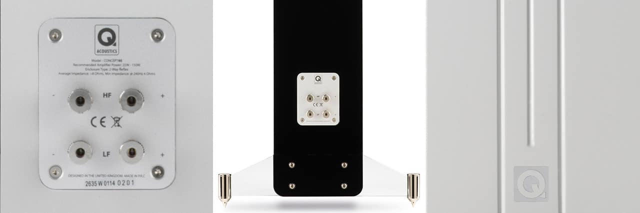 Q ACOUSTICS Concept 40: Shiny Happy Speakers Holding Hands - The