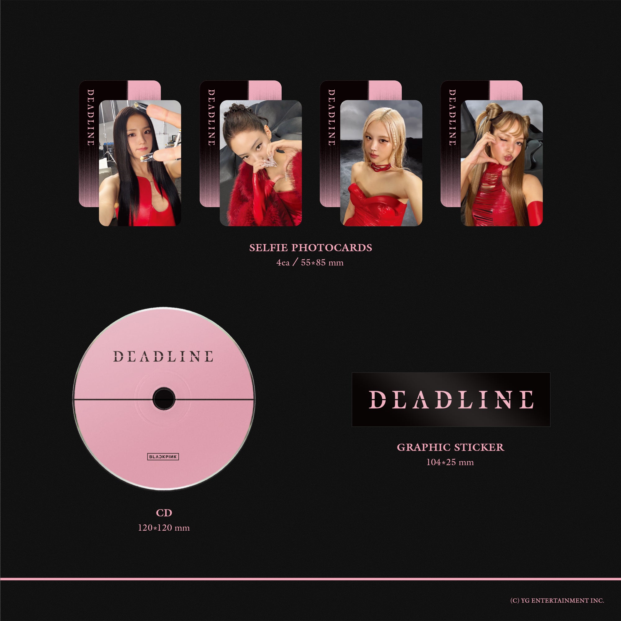BLACKPINK 3rd MINI ALBUM [DEADLINE] BLACK Ver.