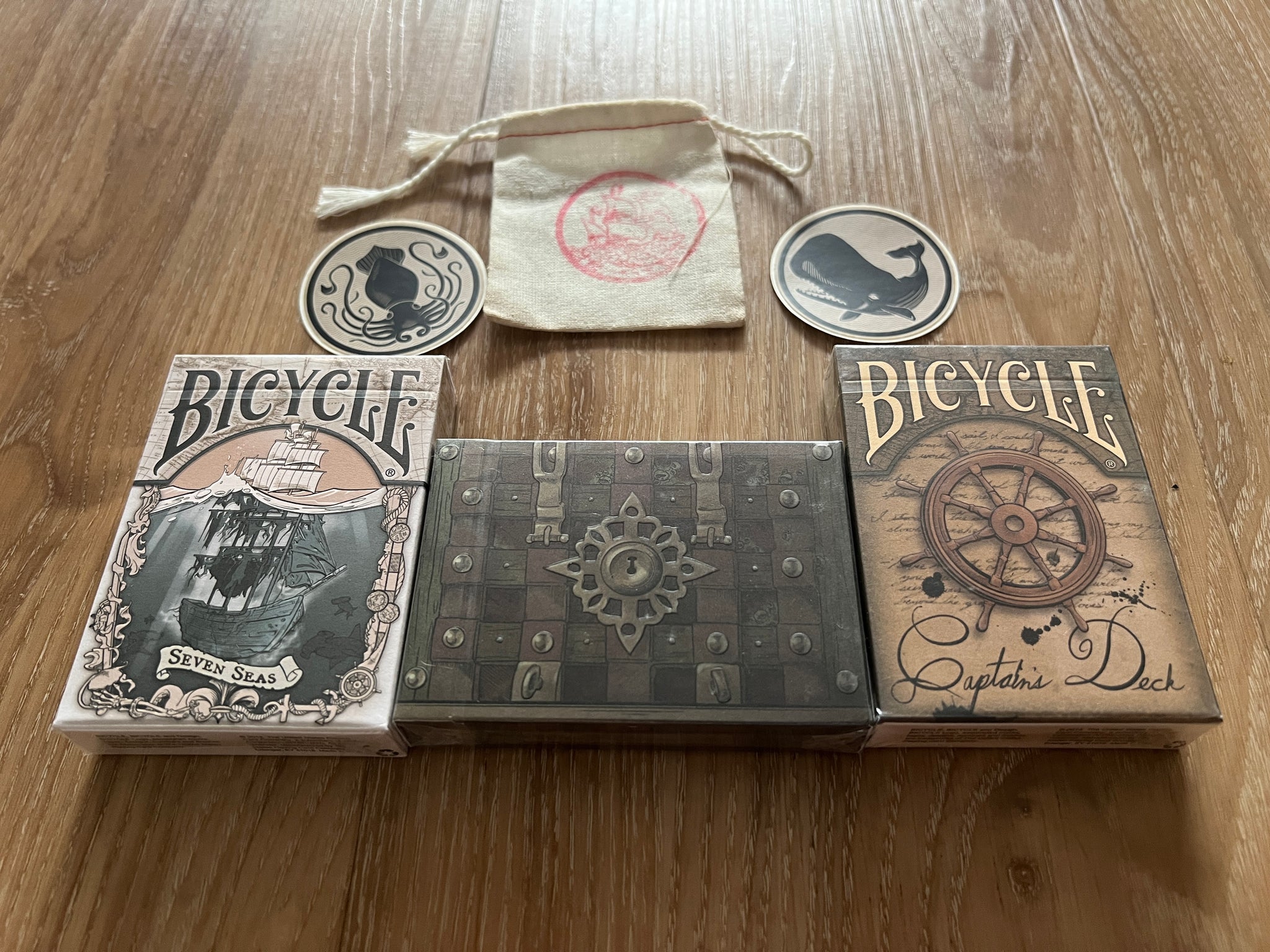 Bicycle Seven Seas Playing Cards Set (With Treasure Chest) – The