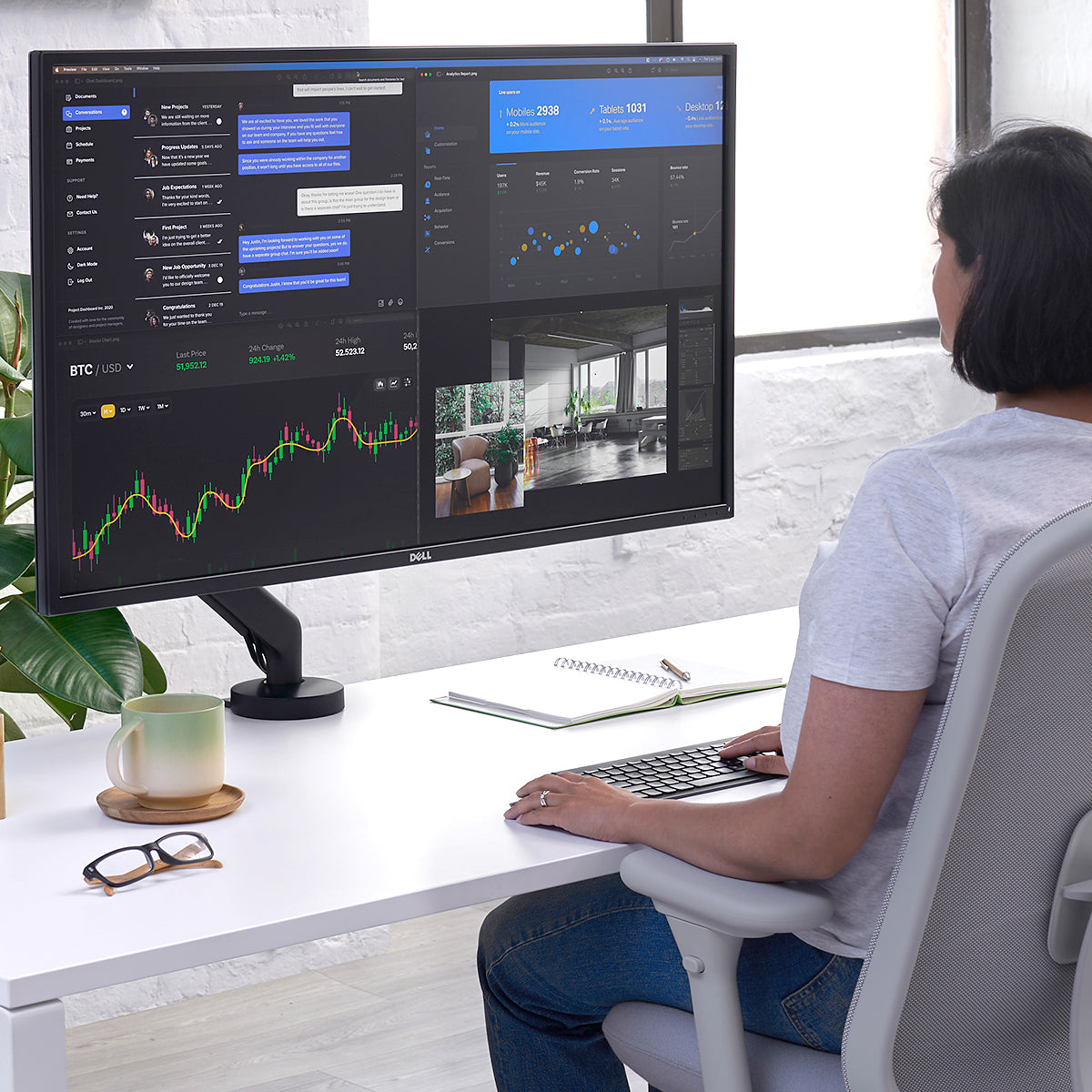 フロー X モニターアーム Flo X Monitor Arm | ハーマンミラー認定正規