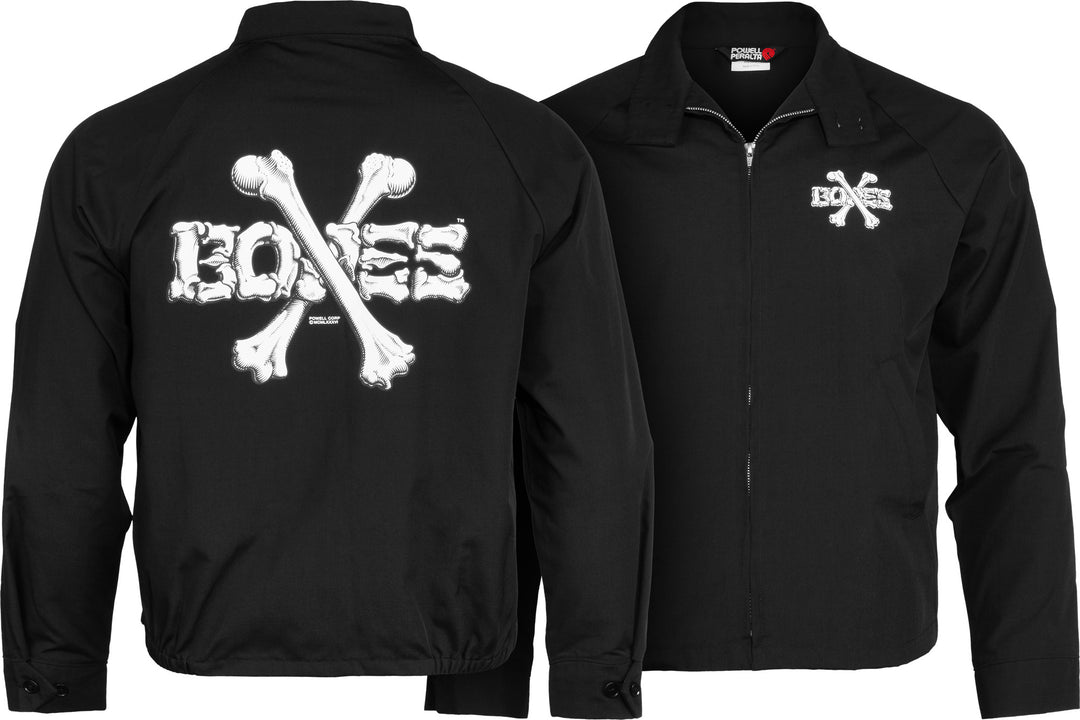 Powell Peralta Cross Bones Black Gas Jacket – The Dark Slide