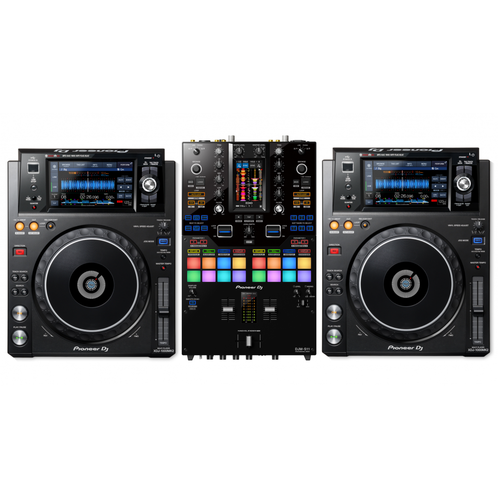 Pioneer DJ XDJ-1000MK2 + Pioneer DJ DJM-S11 Bundle @ The DJ Hookup