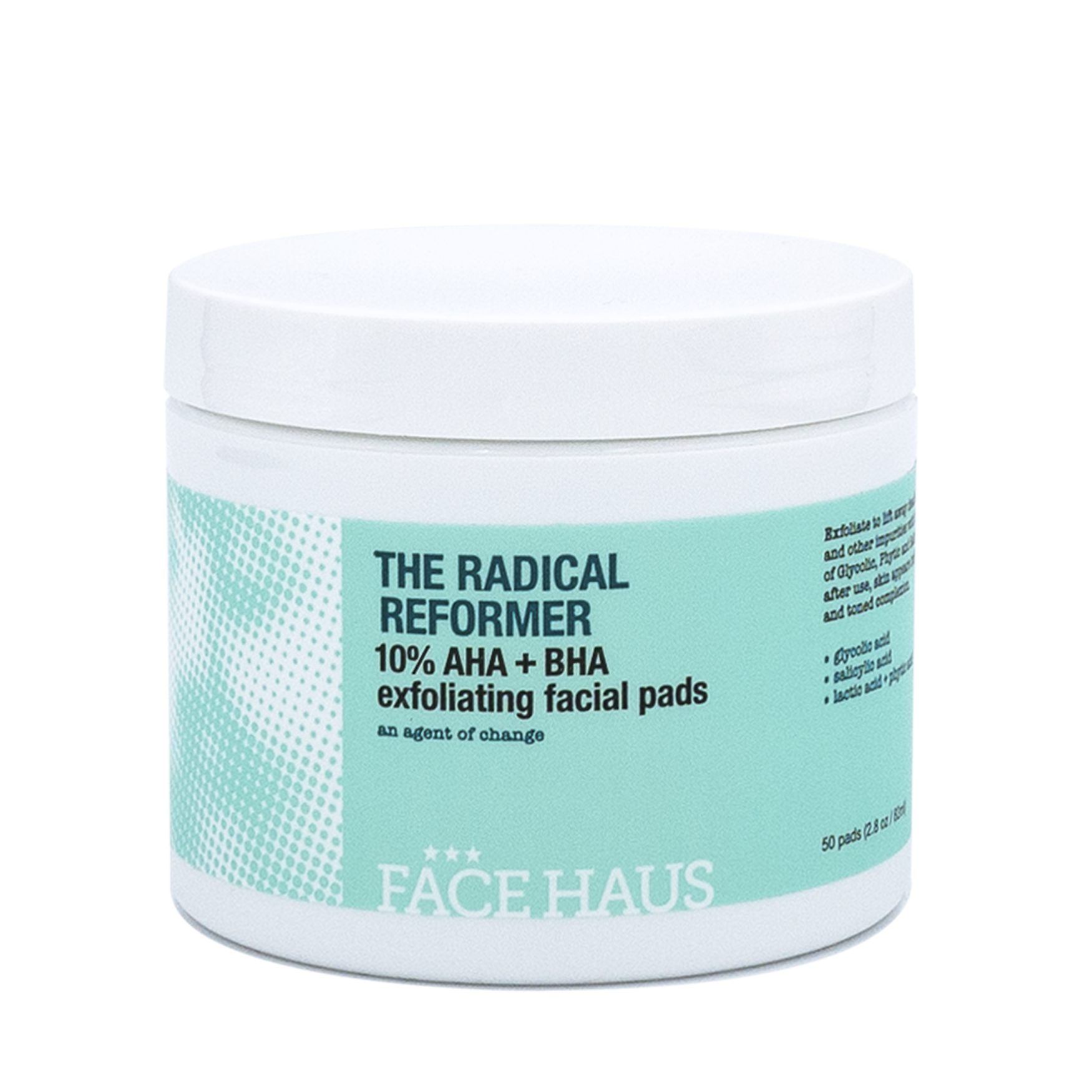 The Radical Reformer - Exfoliating Facial Pads – Face Haus