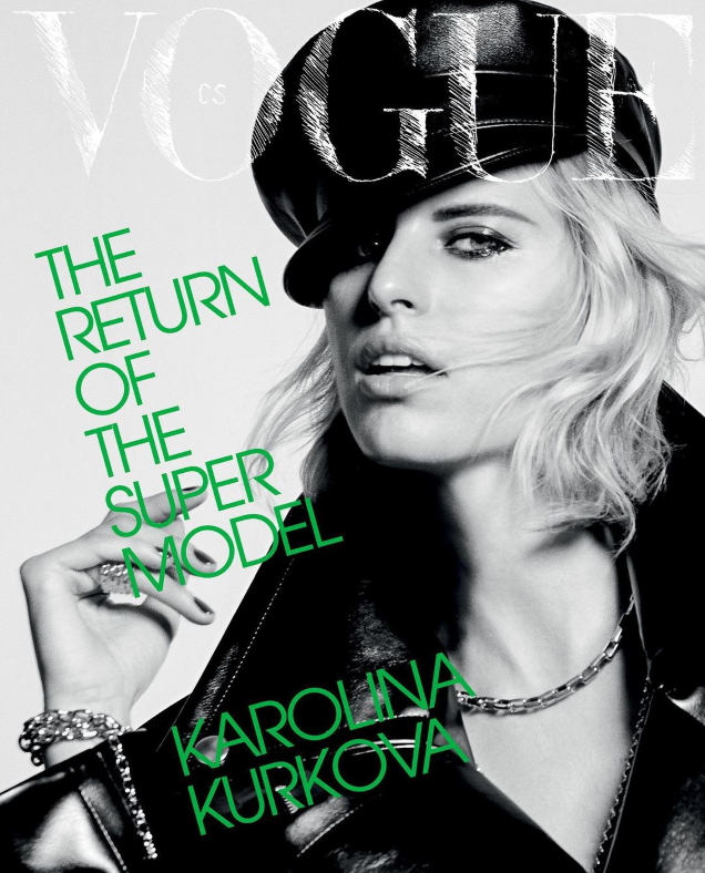 Karolina Kurkova Vogue Czechoslovakia October 2021 - theFashionSpot
