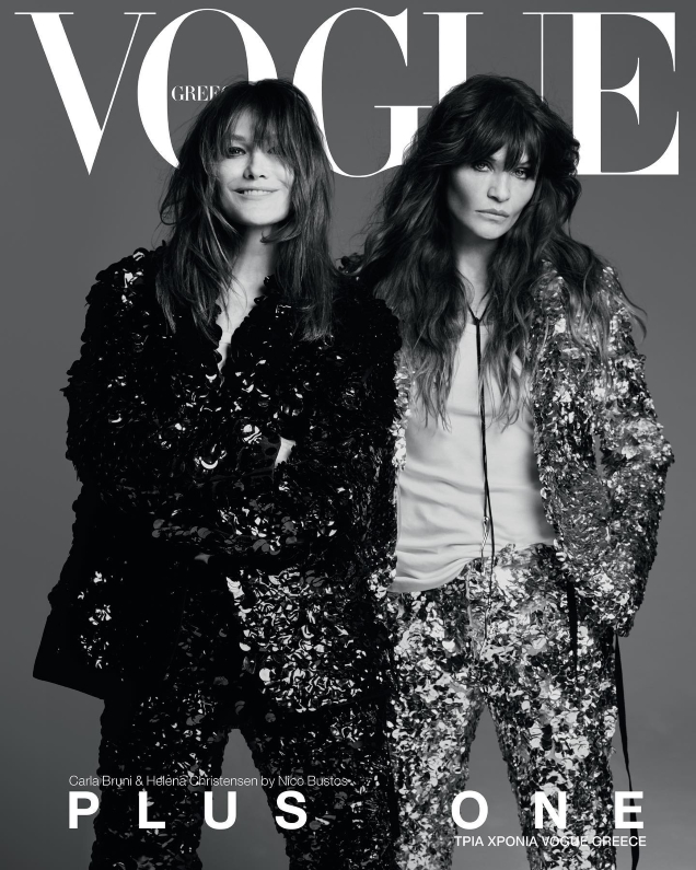 Vogue Greece April 2022 Carla Bruni Helena Christensen