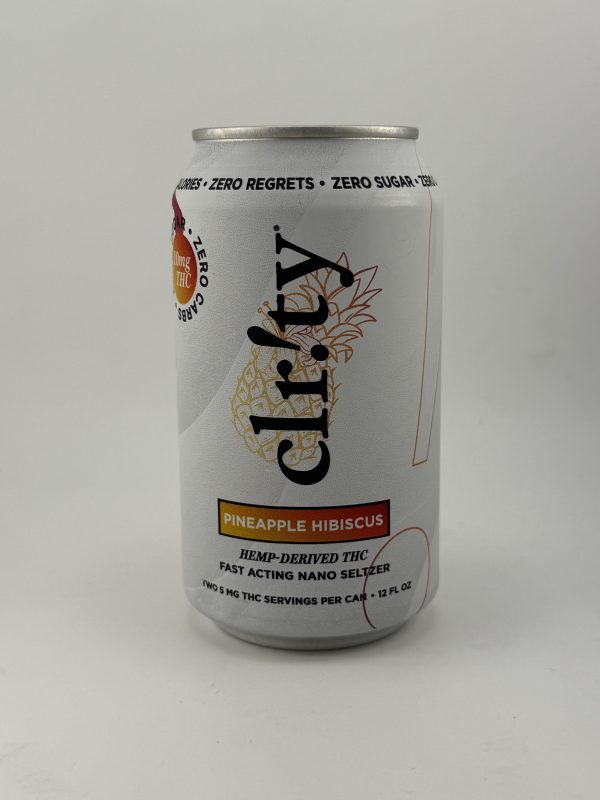 Clr!ty Pineapple Hibiscus 10mg THC Seltzer - The Hemp Haus Dispensary