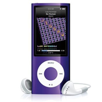Apple iPod Nano 5th Generation – Purple + New Battery + 1 YR CPS