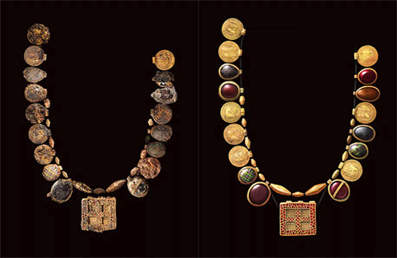 7th Century AD 'Harpole Treasure' Was Worn by Female Christian