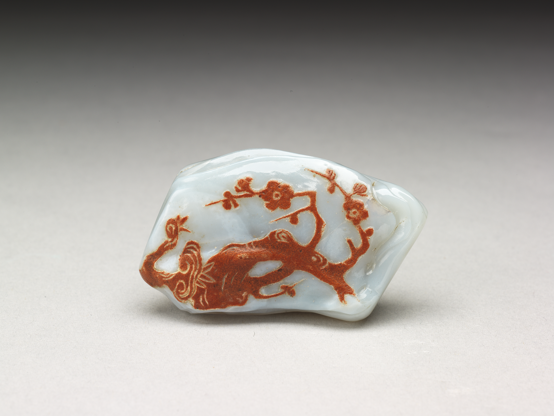 国立故宮博物院 3D文物鑑賞-3D文物-清 套料彫梅花書鎮