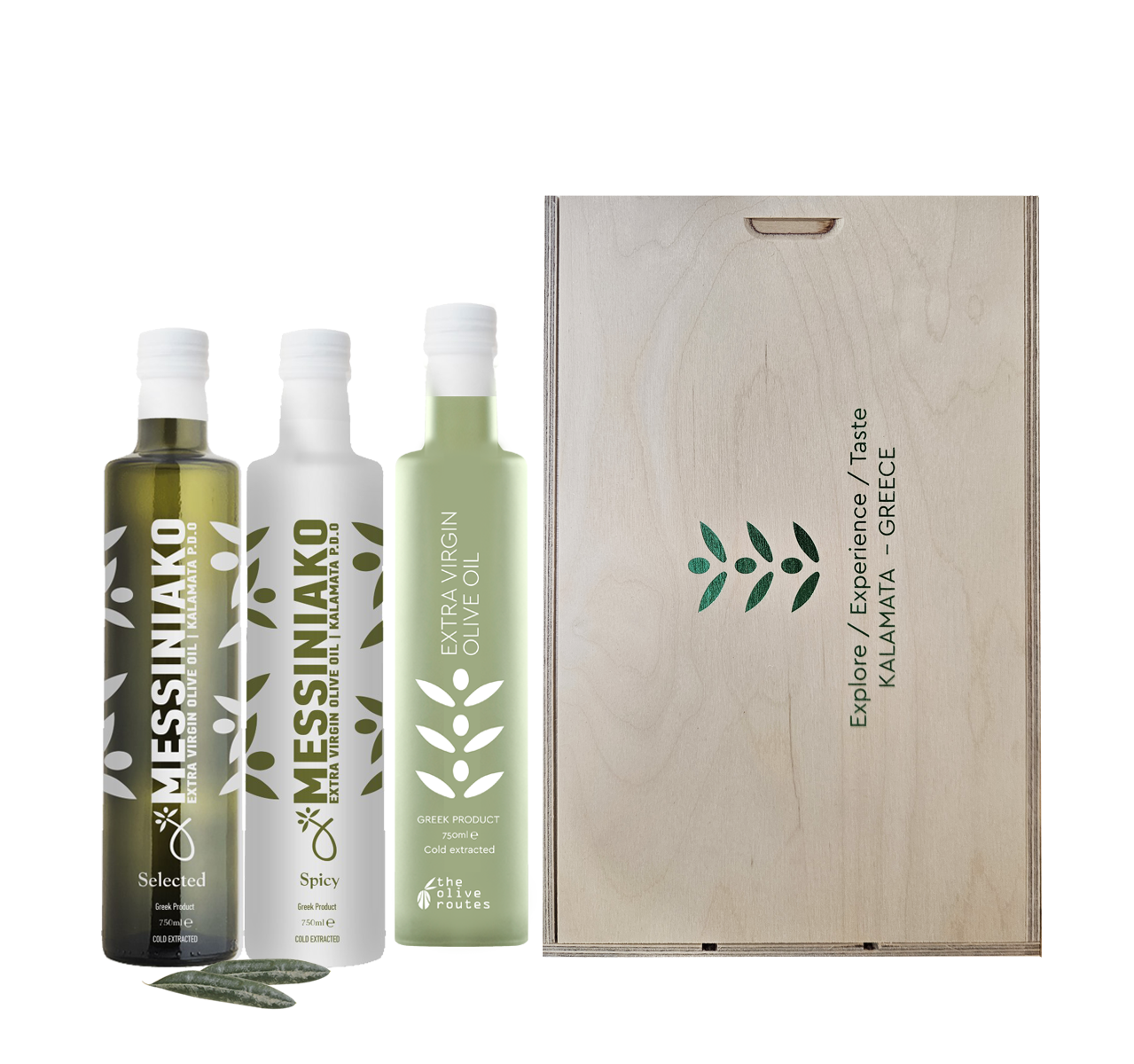 Premium Olive oil Box 3 x 500ml - The Olive Routes