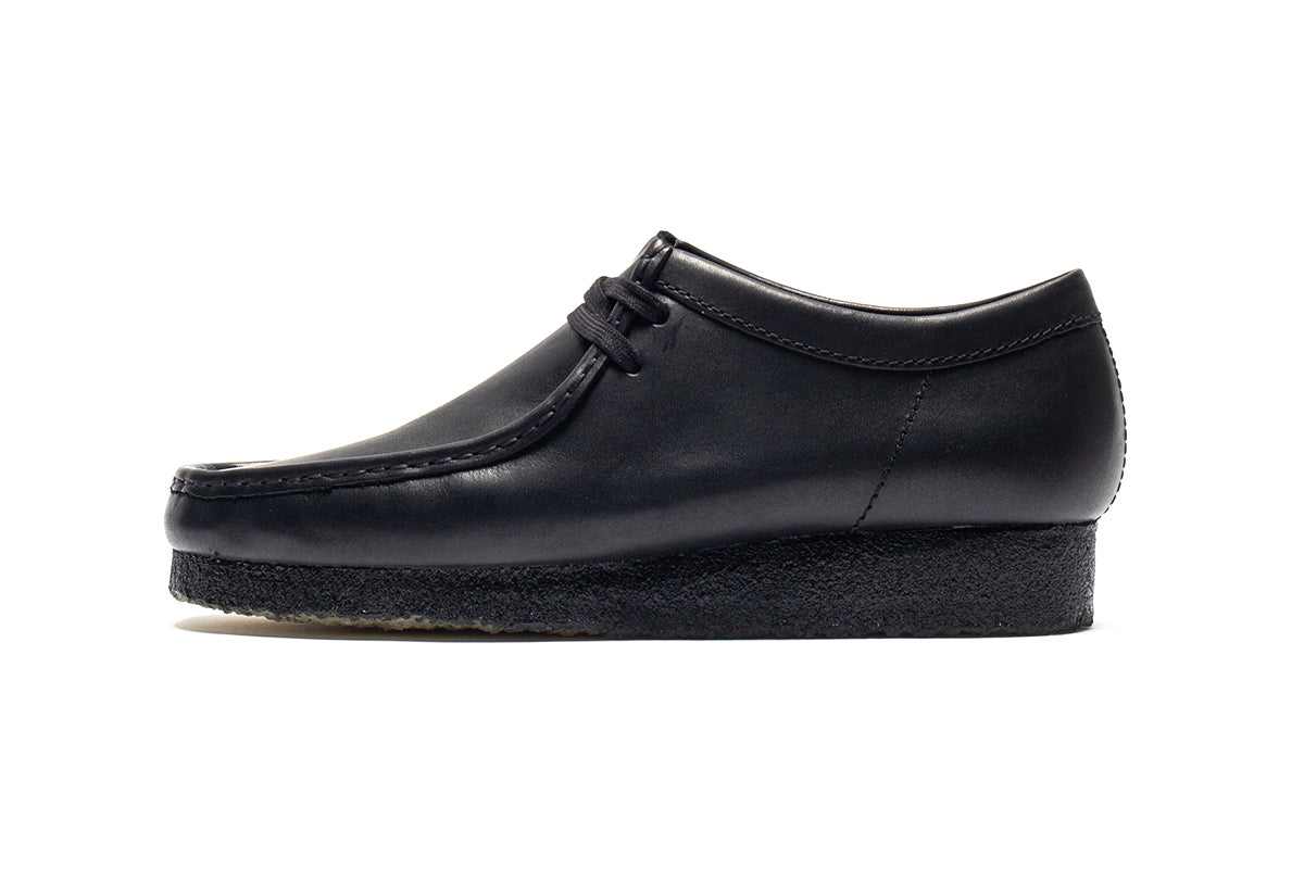 Wallabee Black Leather – Premier
