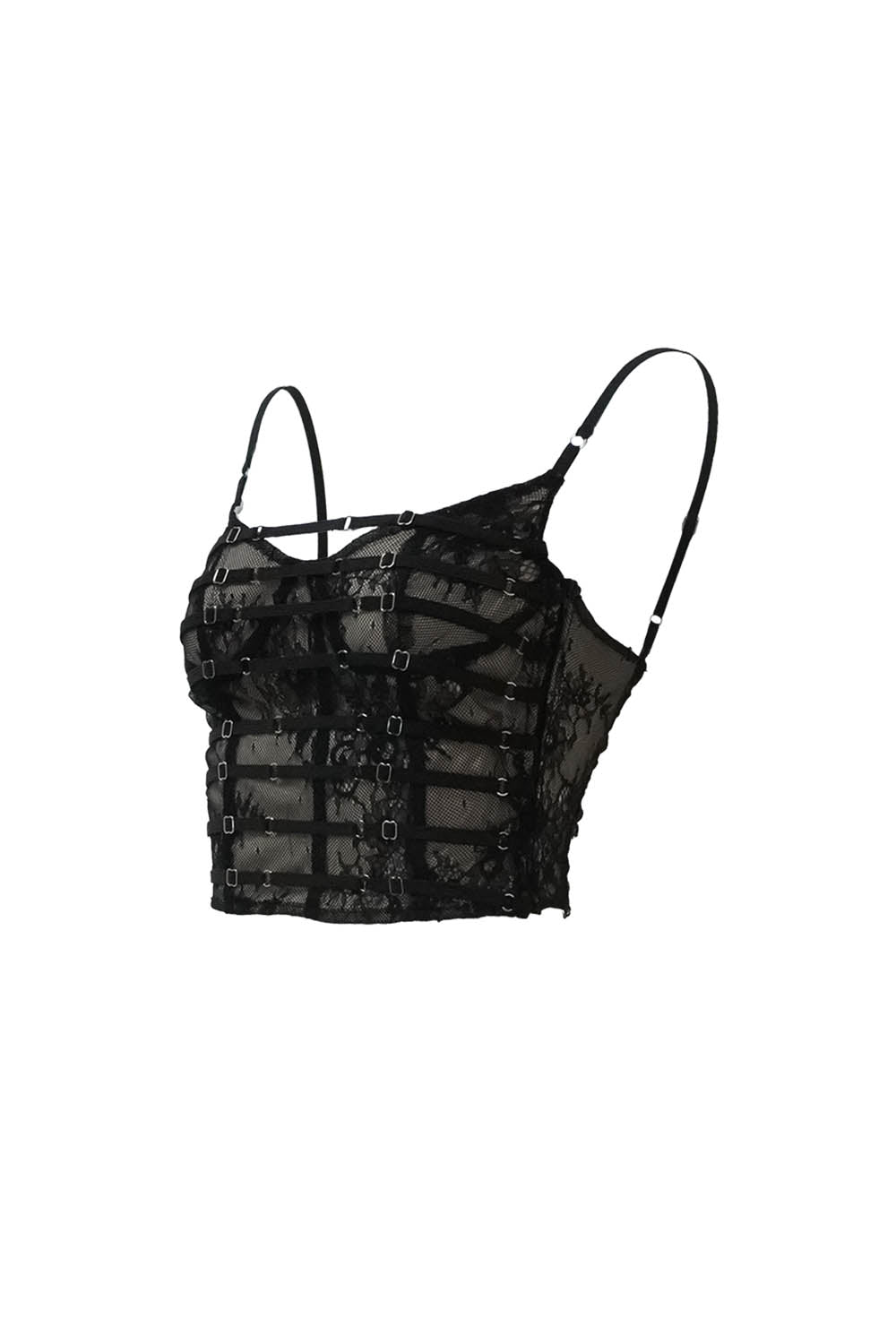 THEREDTHREAD / ザレッドスレッド】S flower taped camisole