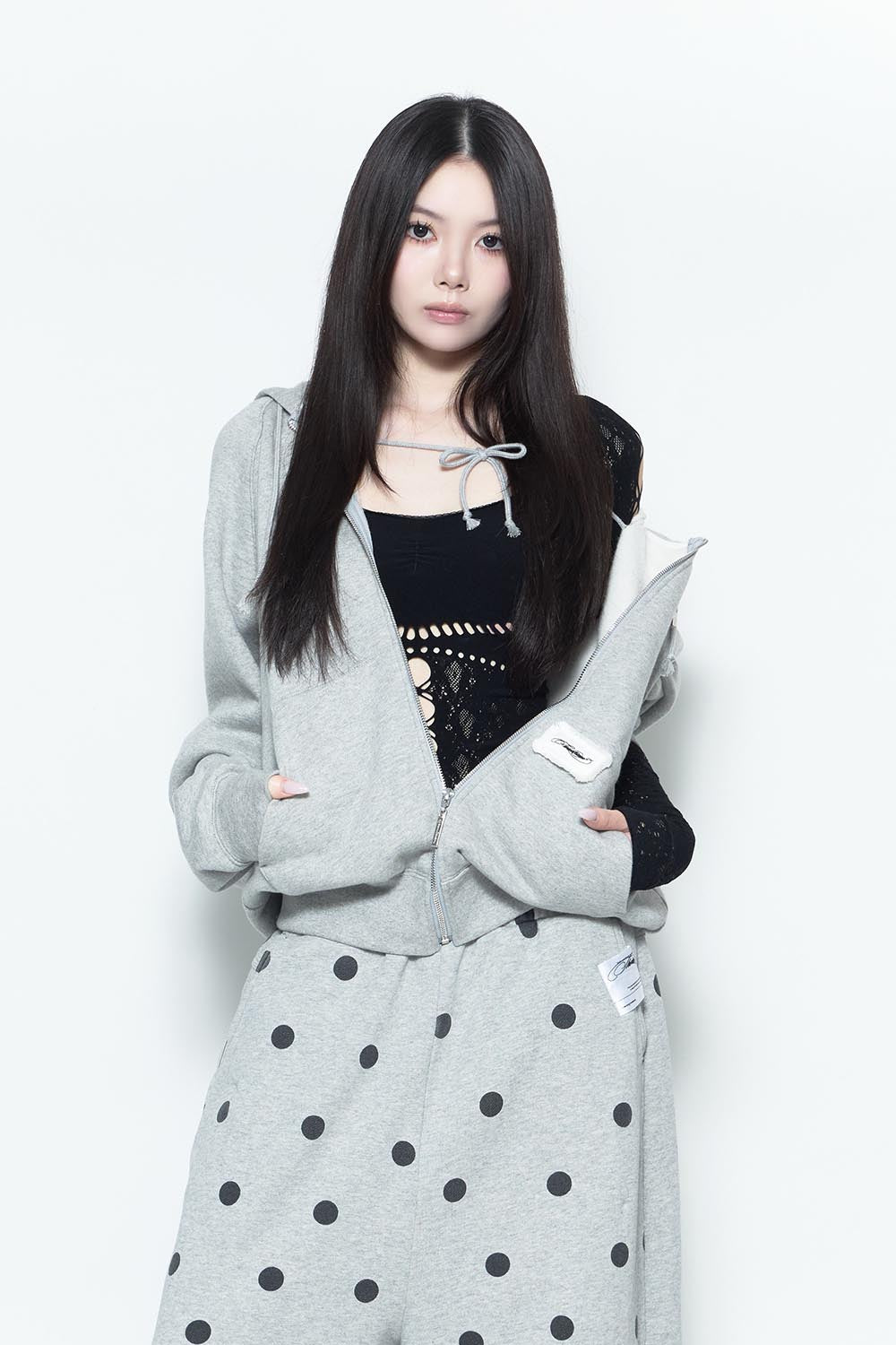 THEREDTHREAD / ザレッドスレッド】S ruched sculpt body lace