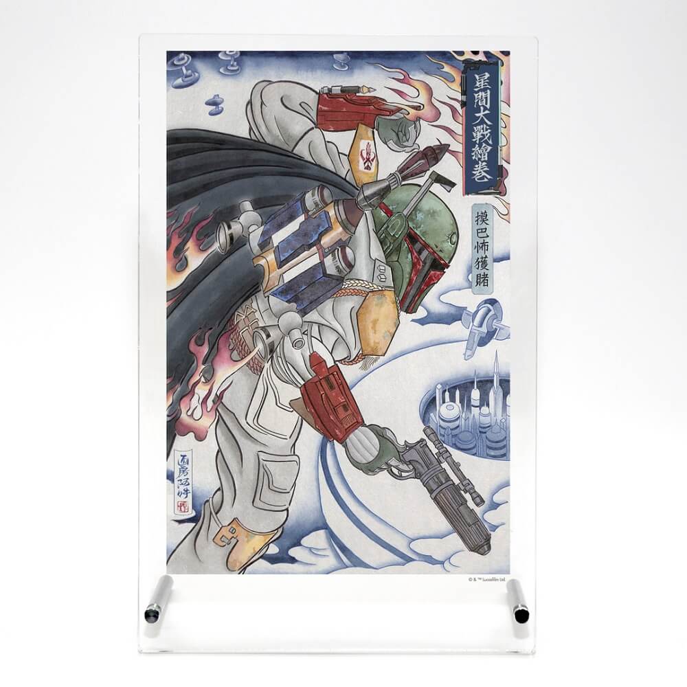 スター・ウォーズ』浮世絵シリーズ「星間大戦絵巻」和凧＆スタンド