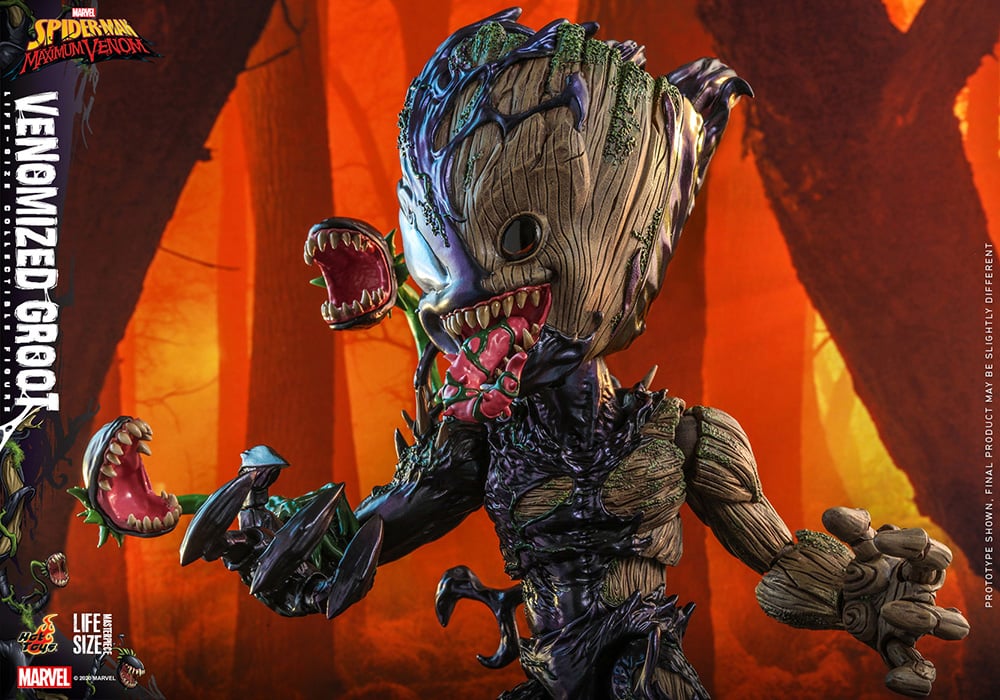 グルートがヴェノム化してしまったフィギュア登場 ─ アイアンマンや