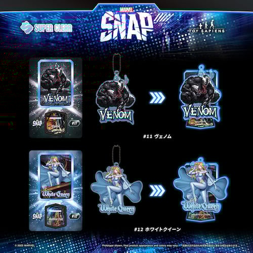 マーベル・スナップ」がアクスタ化 ─ アクリルカード、アクリル