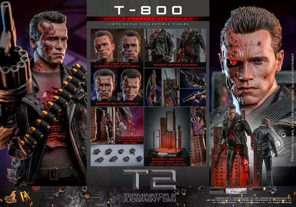 ターミネーター2』T-800、ホットトイズで2.0版フィギュアとして再登場