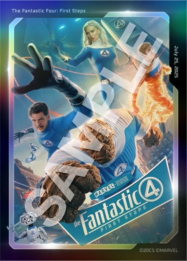 ファンタスティック4：ファースト・ステップ』入場者特典、メタリック