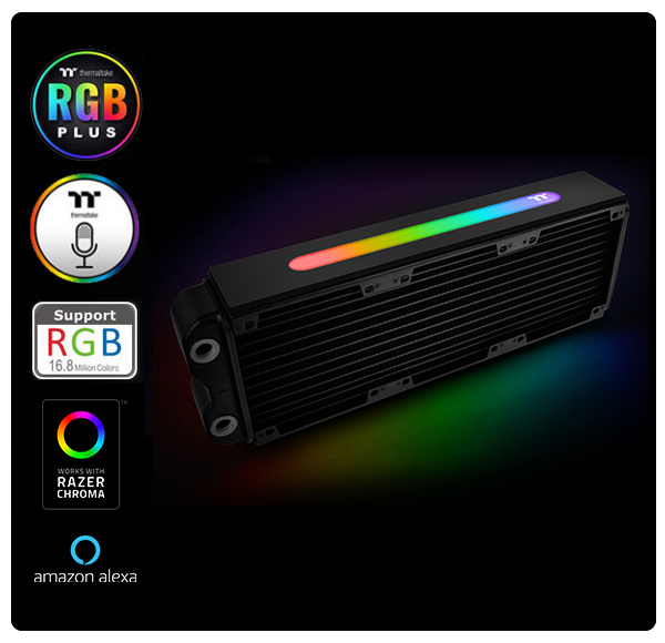 Pacific RL360 Plus RGB Radiator – Thermaltake USA