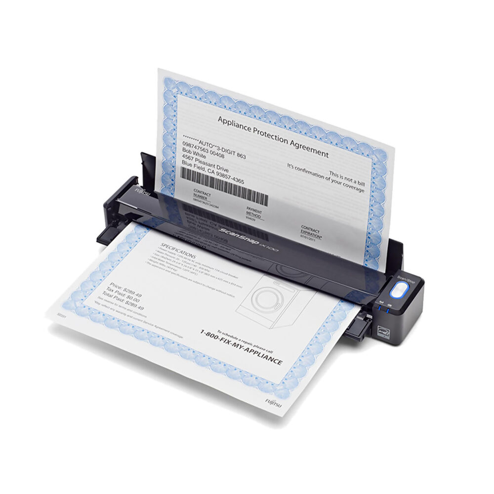 Fujitsu ScanSnap iX100 Portable Scanner | The Scanner Shop