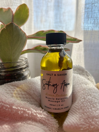 Joan's Arnica & Comfrey Massage Oils – The Salt & Savor Apothecary