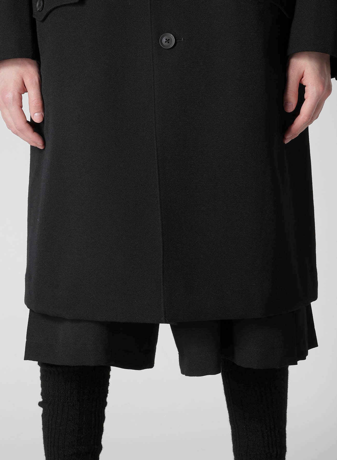 ARMY GABARDINE BACK BOX PLEATS JACKET – THE SHOP YOHJI YAMAMOTO