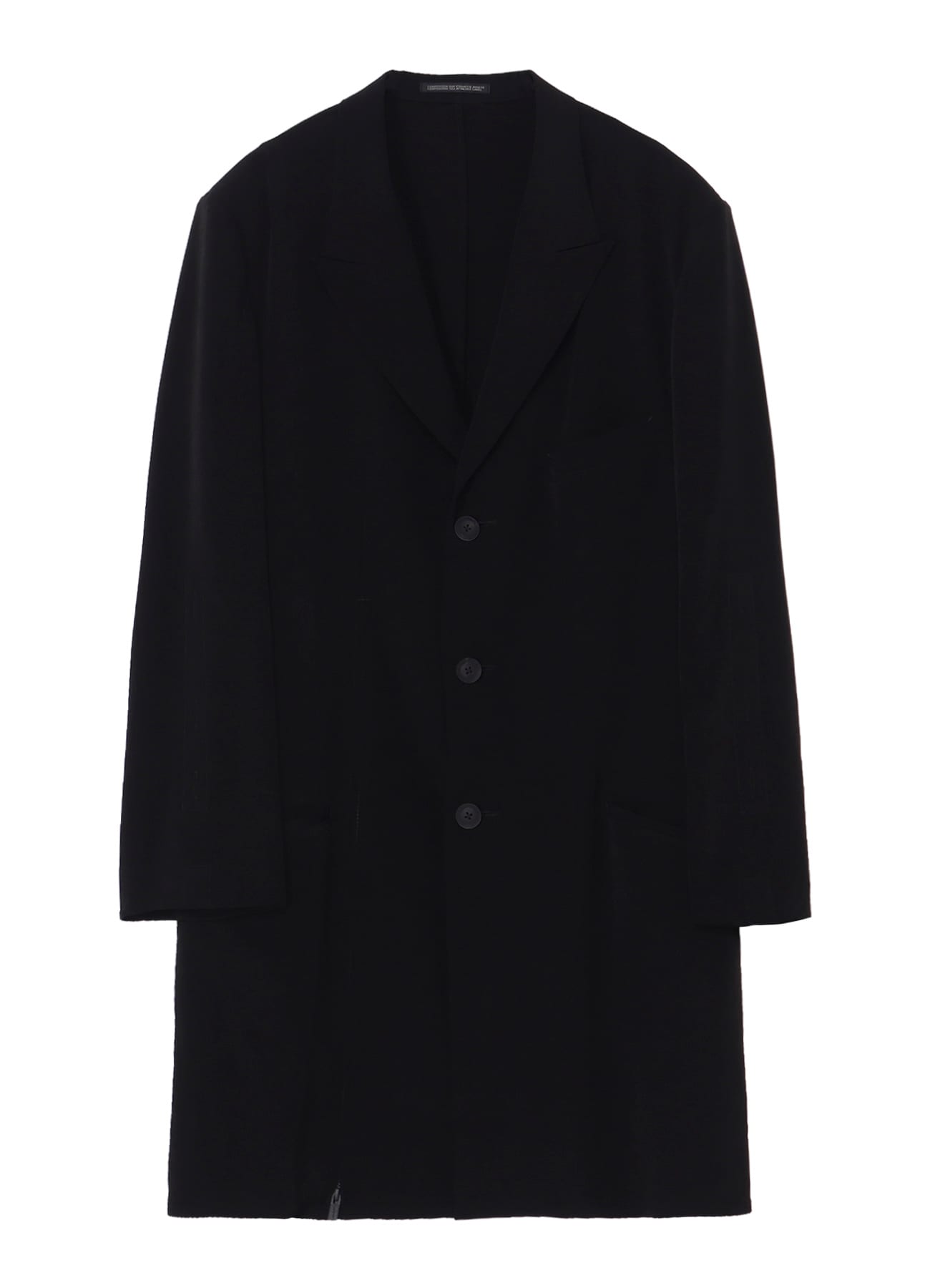 TA TUXEDO PEAKED LAPEL ZIP OPENED JACKET(S Black): Yohji Yamamoto