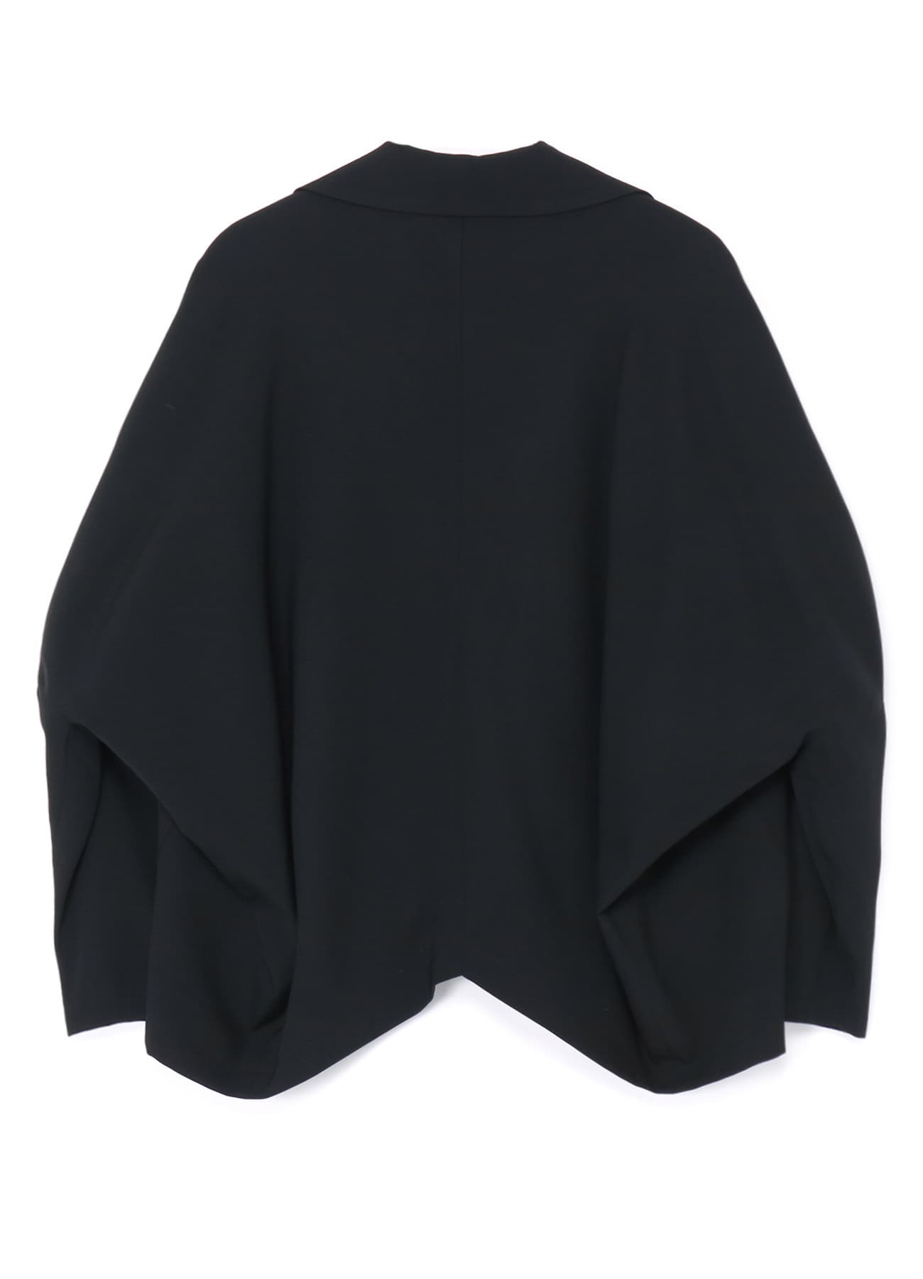 WOOL GABARDINE ELBOW PATCH SHORT JACKET(S Black): LIMI feu｜THE