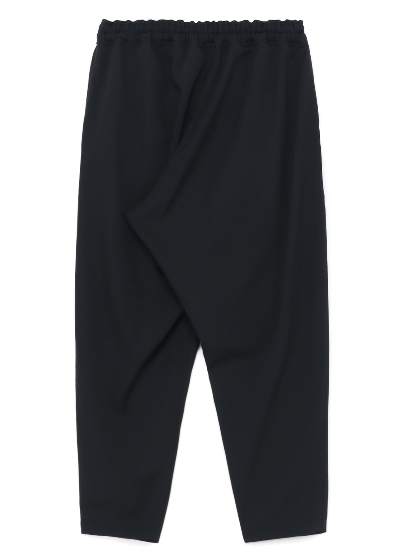 WOOL GABARDINE ELASTIC WAIST PANTS(S Black): LIMI feu｜THE SHOP