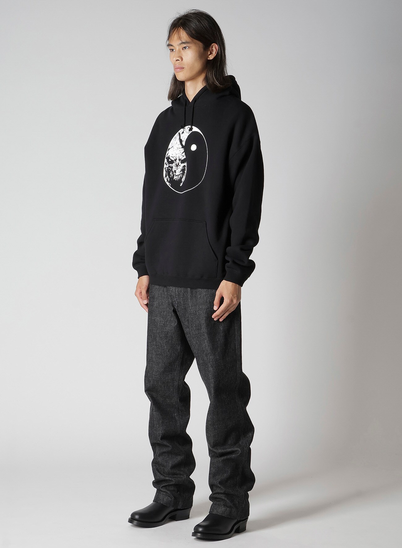 Y's for men × MASSES】 TIGHT TENSION FRENCH TERRY HOODIE(FREE SIZE