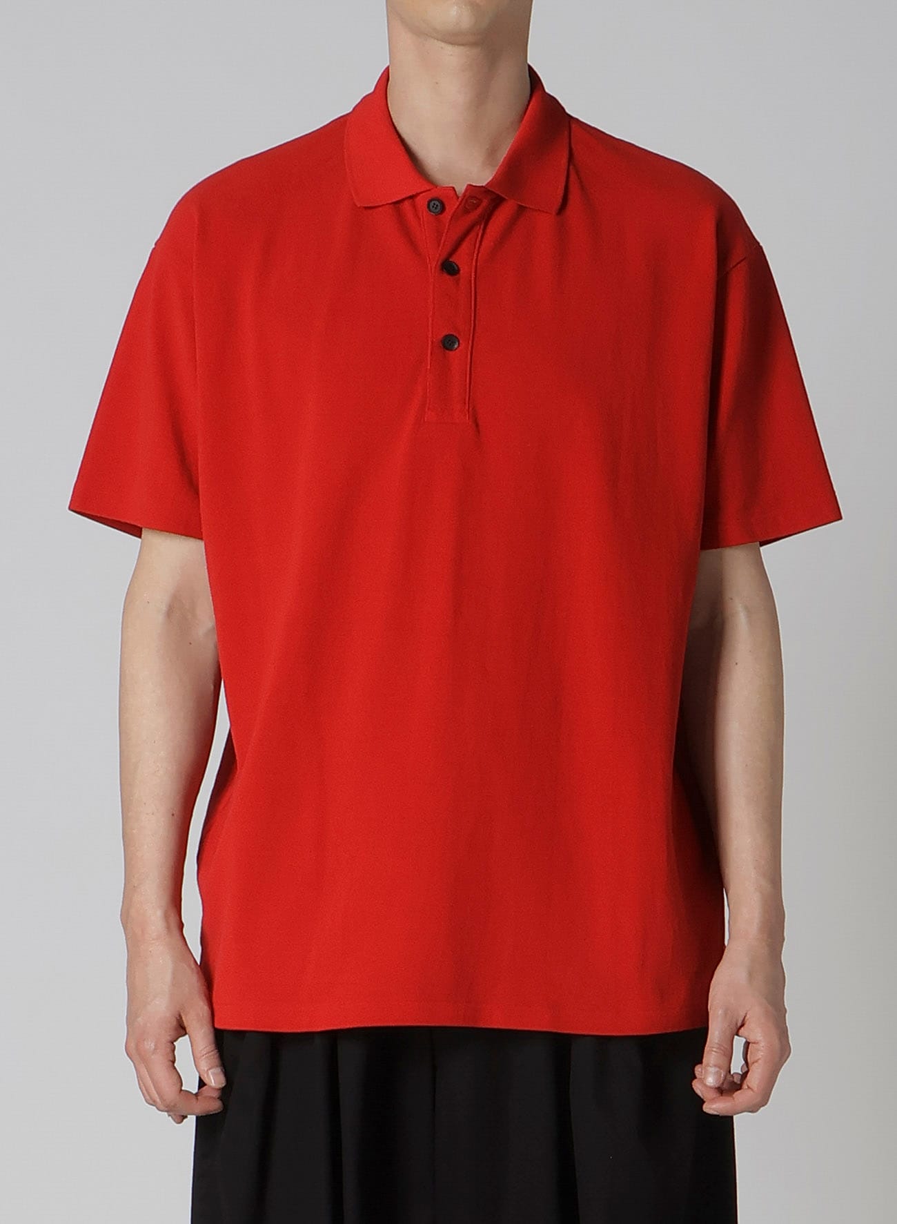 Y's for men LOGO EMBROIDERY POLO(S Red): Y's for men｜THE SHOP