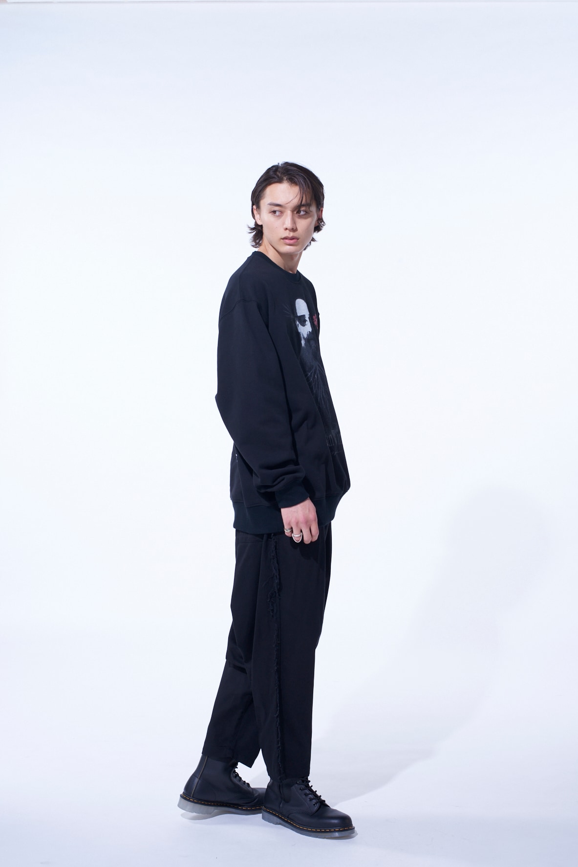 S'YTE x KOICHI IYODA ARTWORK PRINTED PULLOVER -Rip Van Winkle-(S