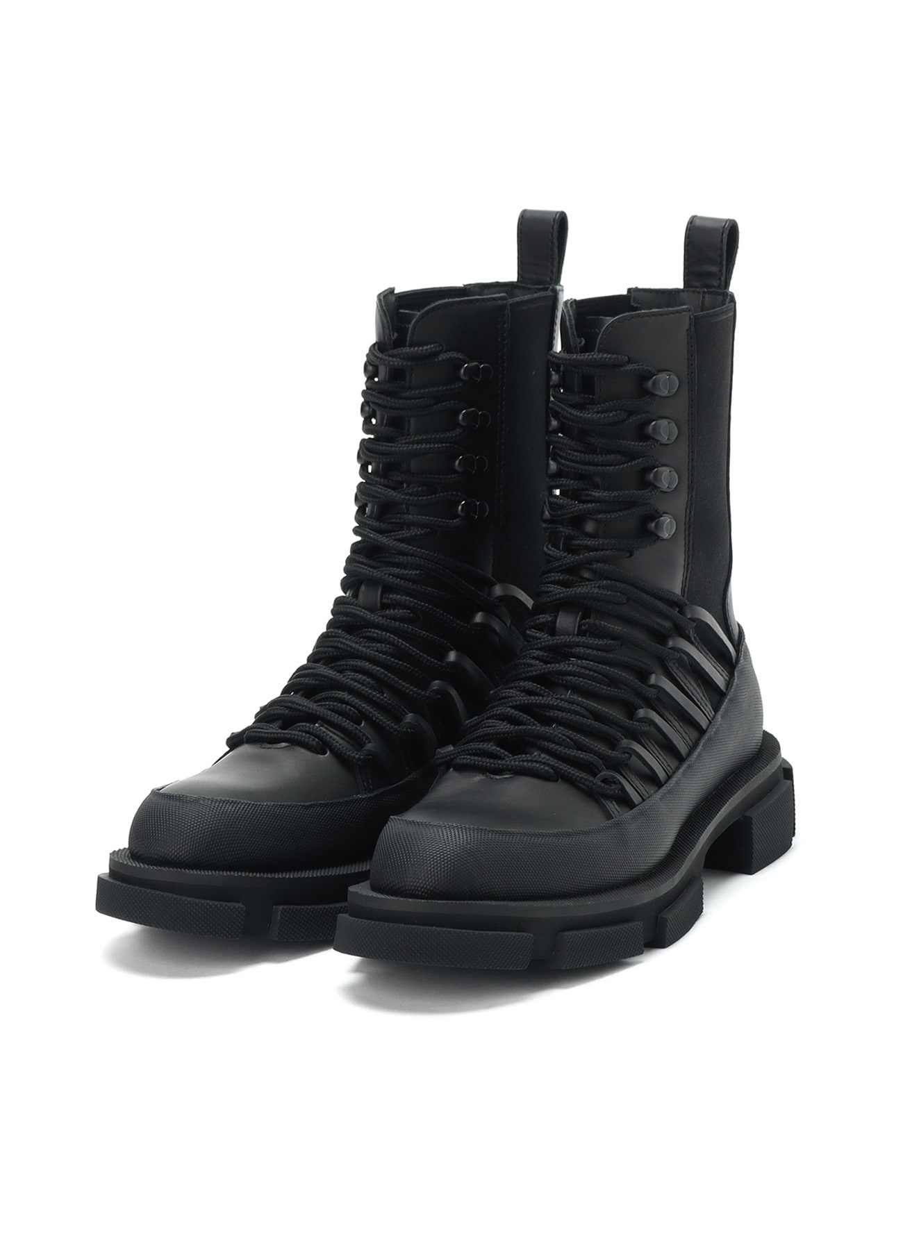 Y's x both]Lace-up boots(23 Black): Soldes｜THE SHOP YOHJI YAMAMOTO