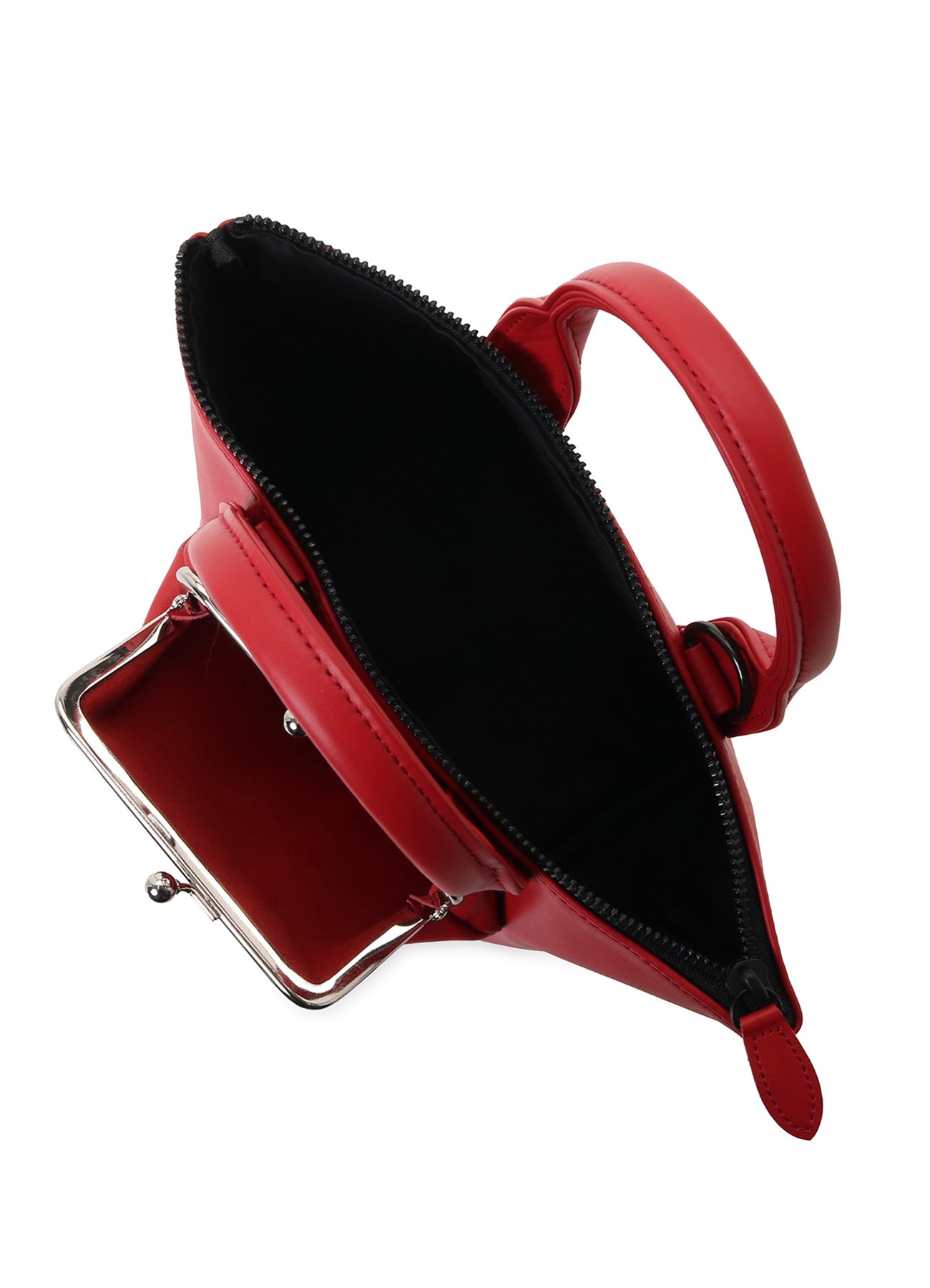 COW LEATHER TOTE BAG(FREE SIZE Red): Y's.｜THE SHOP YOHJI YAMAMOTO