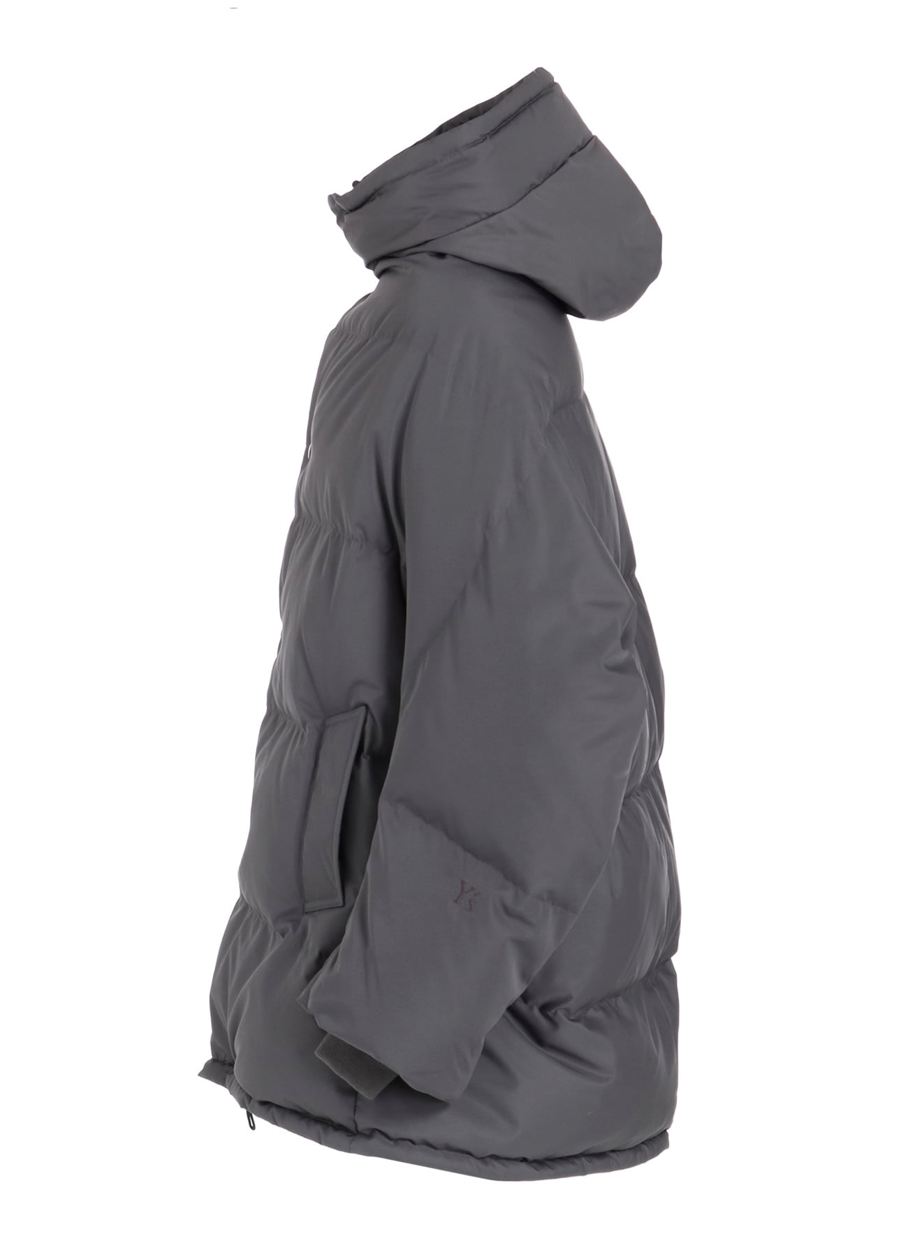 DOWN HOODED JACKET(XS Grey): Y's｜THE SHOP YOHJI YAMAMOTO