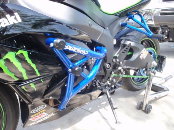 09-12 ZX6R Full Stunt Cage - Impaktech – The Sic Shop LLC