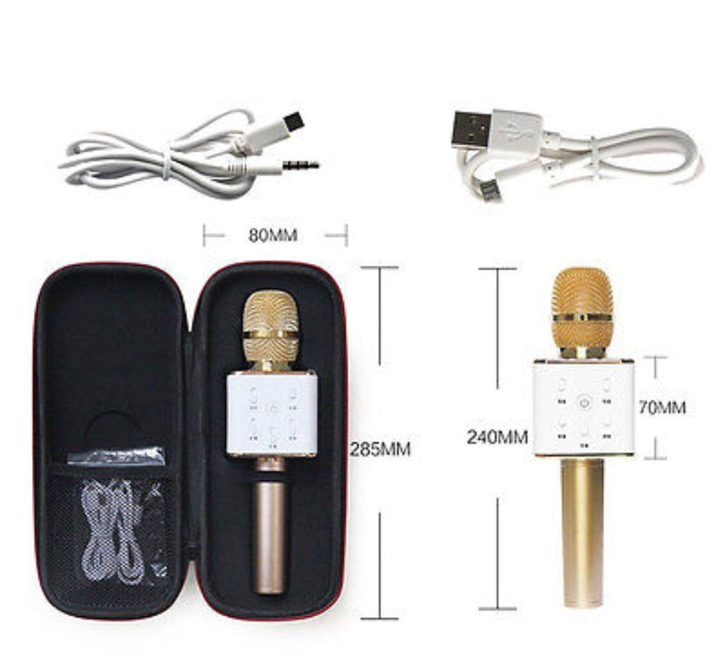 Q7 Bluetooth Microphone With Speaker – TheSpinningDeal