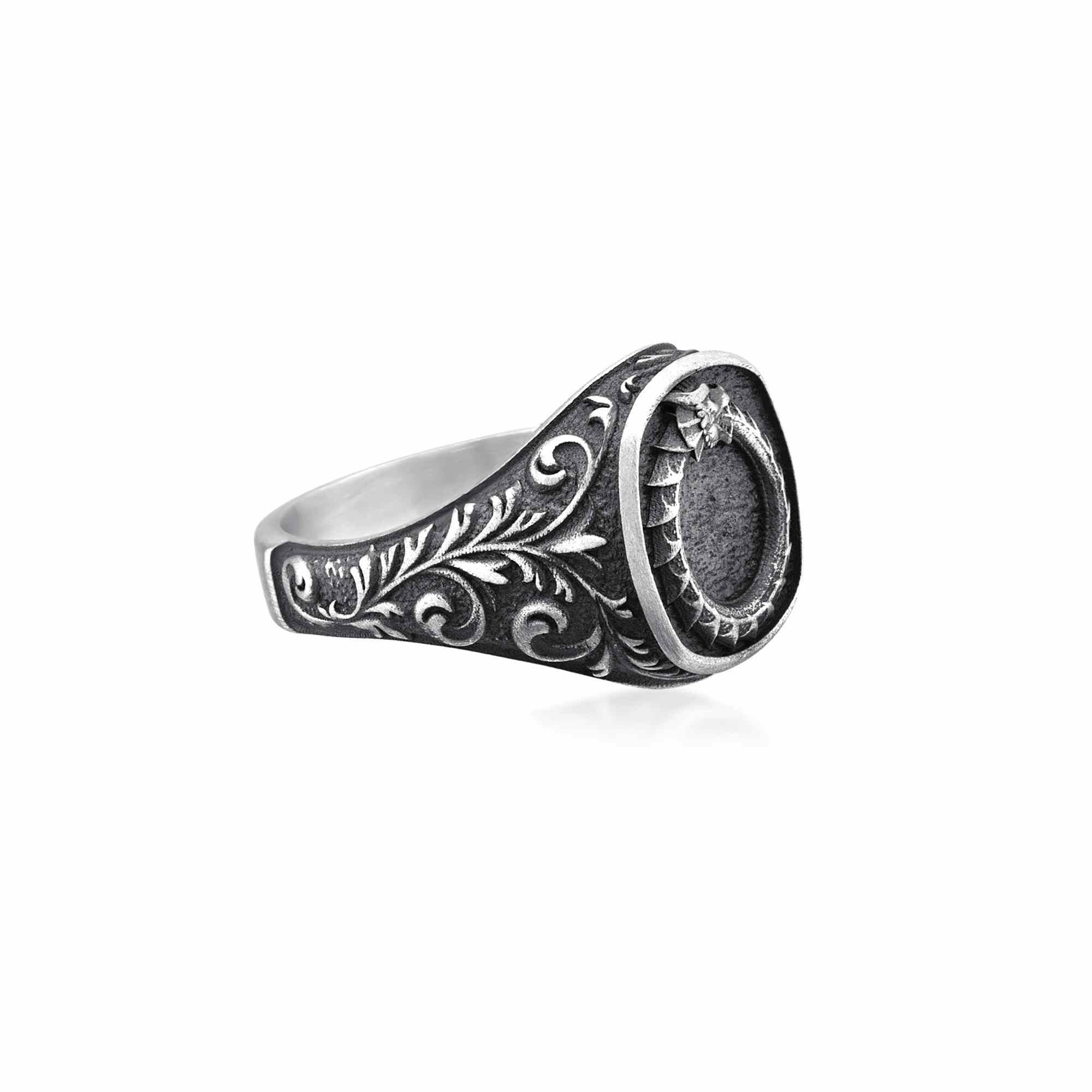 Ouroboros Signet Ring – Theswaf