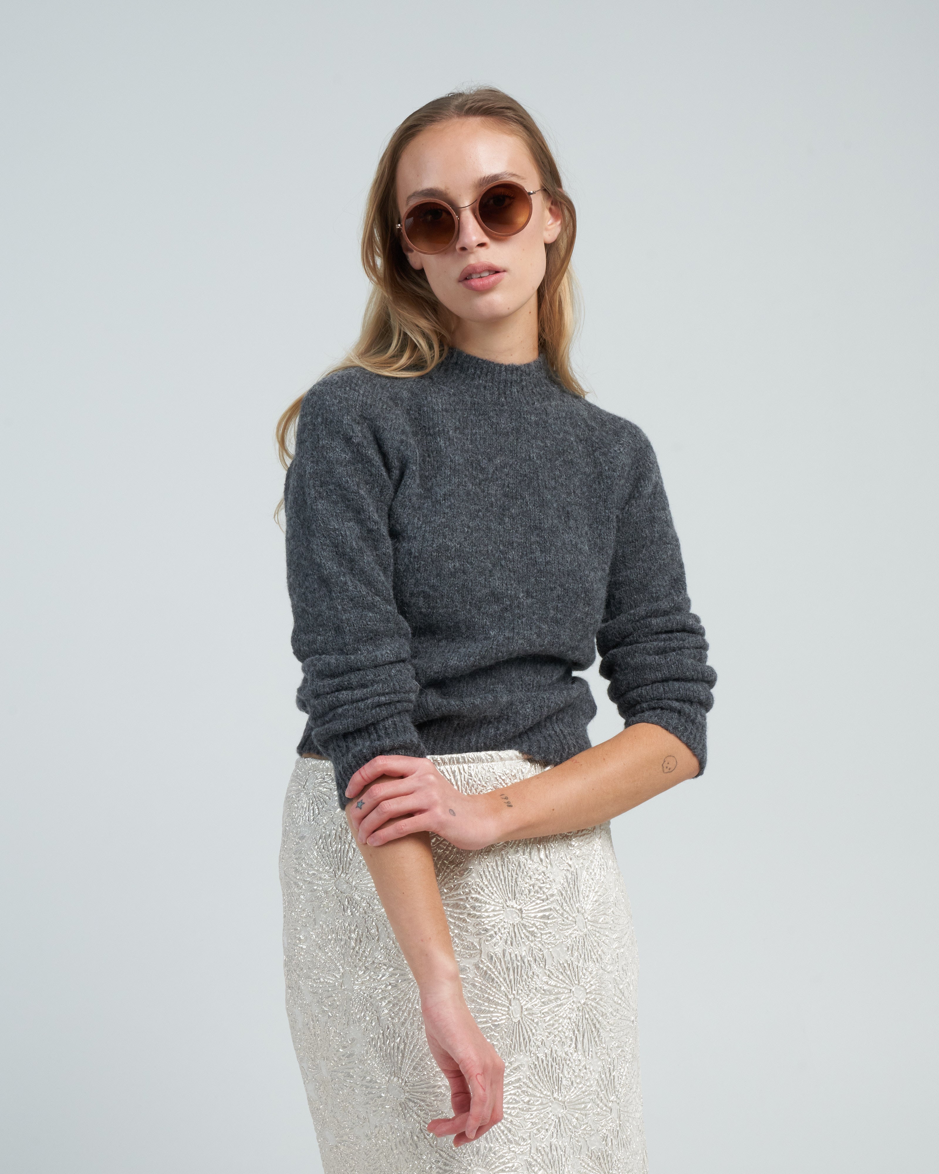 Dries Van Noten Texas Sweater Grey