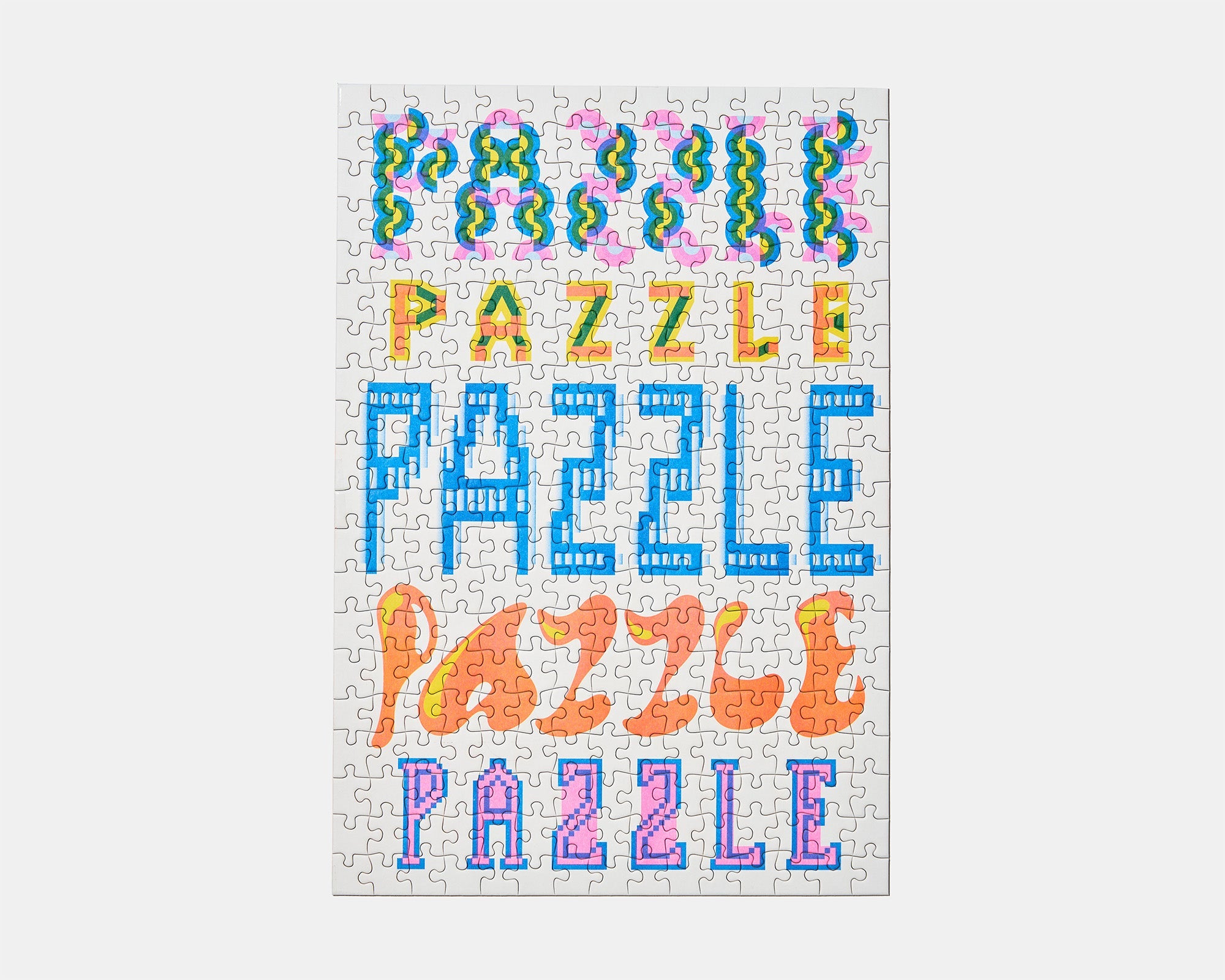 COLOR TYPE PAZZLE by JIN NAGAO | THINK OF THINGS