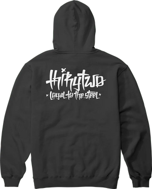 32 ART PULLOVER Screen Hooded Fleece 48.99 | thirtytwo