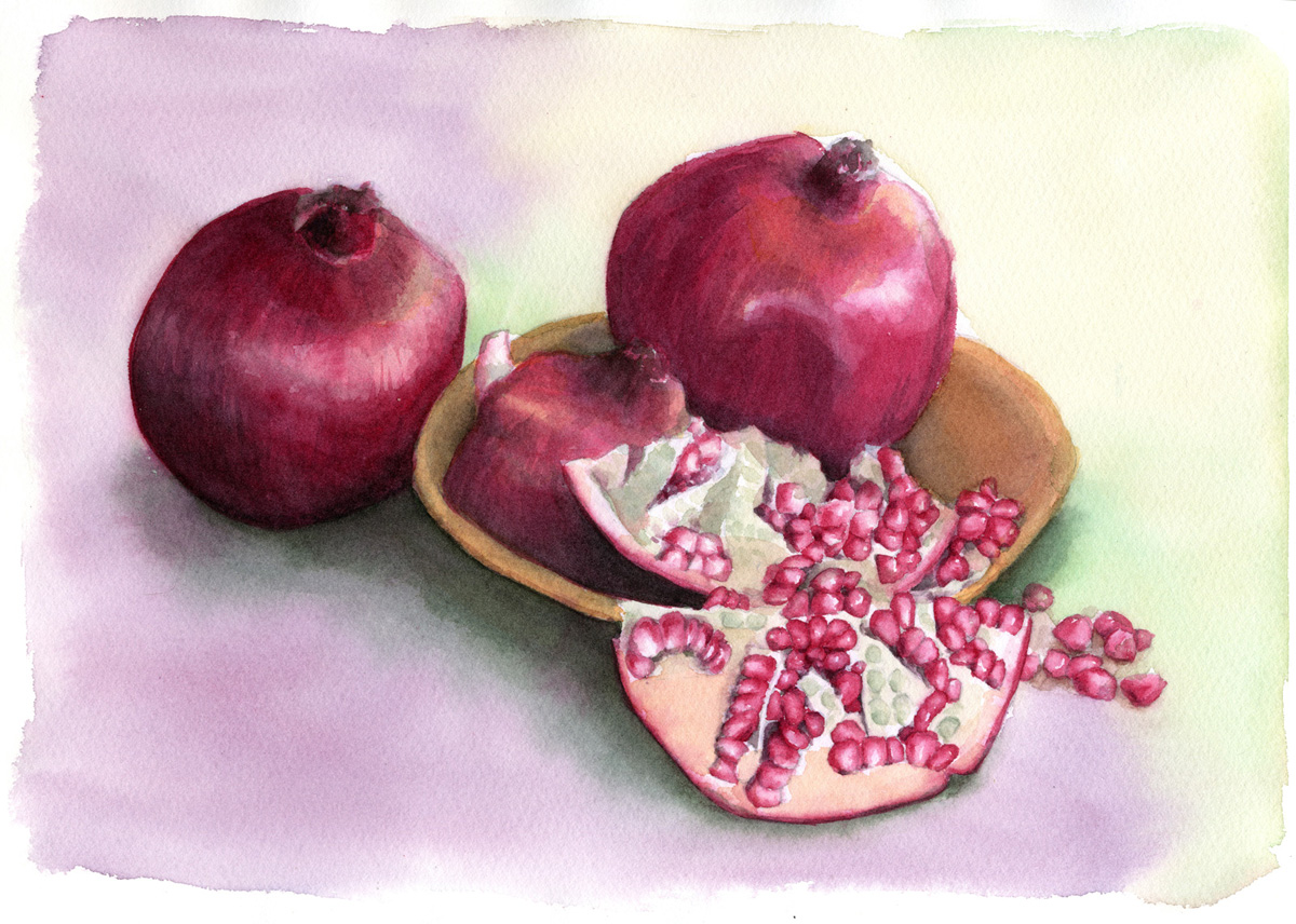 柘榴 | Yukari.Tanemura ｜インテリア絵画 アートの専門通販