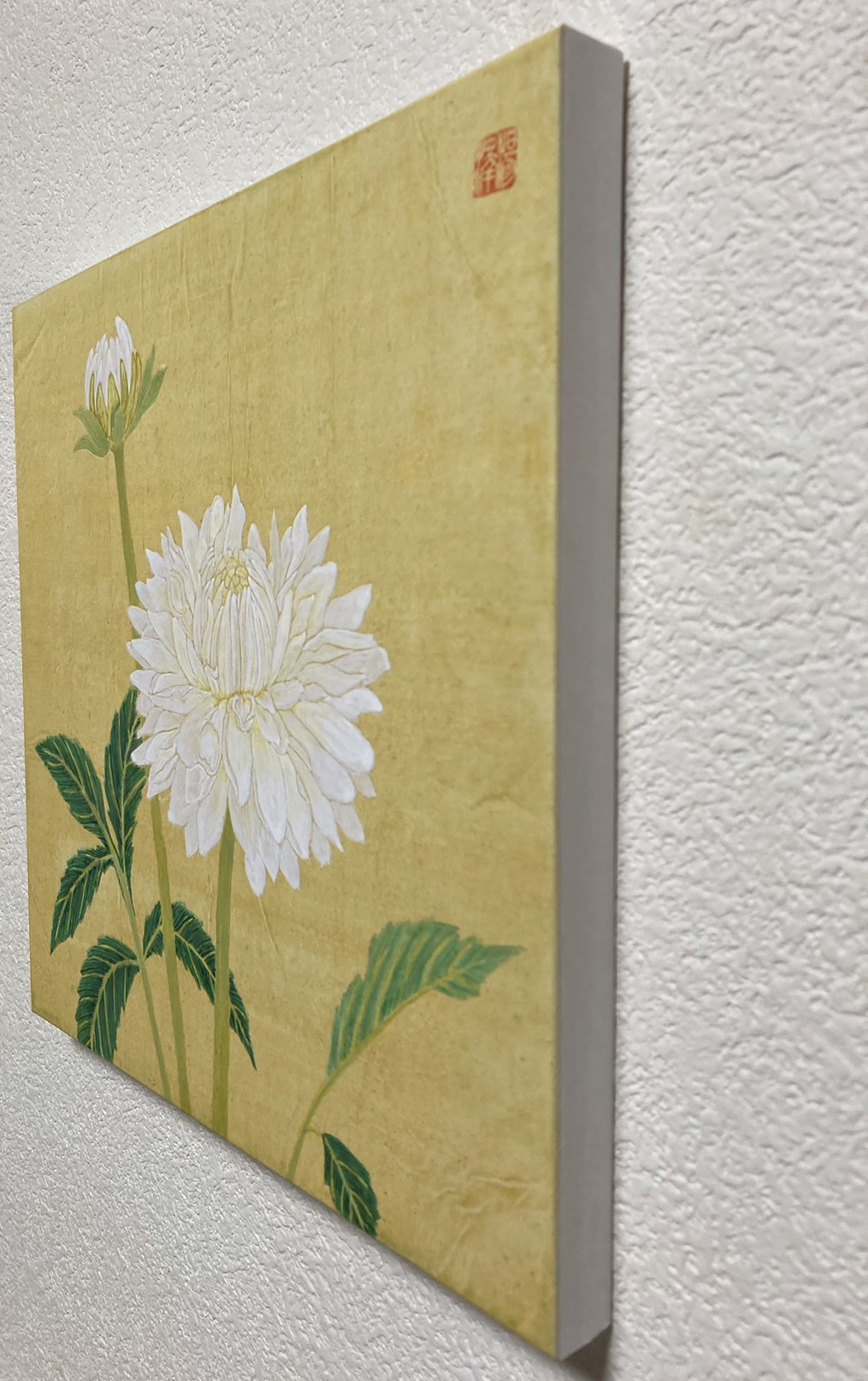 白いダリア | Rena ｜インテリア絵画 アートの専門通販 thisisgallery